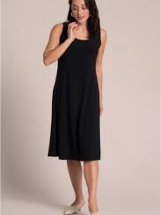 r&k originals Dresses & Skirts - Sleeveless Black Midi Dress by R&K - Classic Everyday Fit. 10P